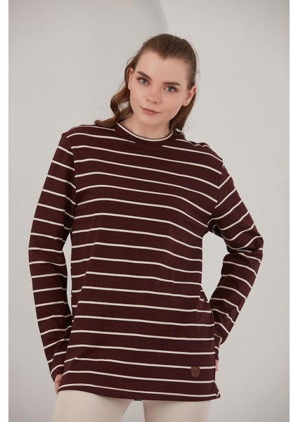 Çizgili Sweatshirt (E22-73201)