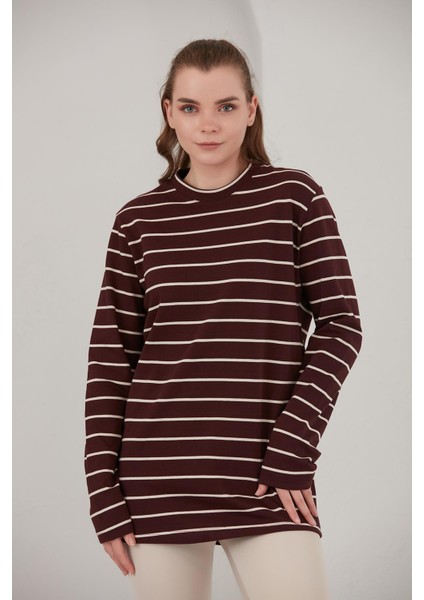 Çizgili Sweatshirt (E22-73201) modelleri