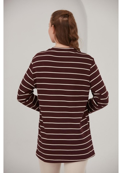 Çizgili Sweatshirt (E22-73201) indirimleri