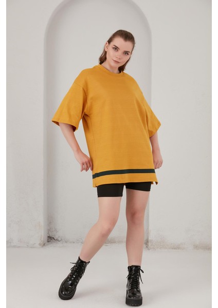 Pamuklu Oversize T-Shirt (B22-70400)