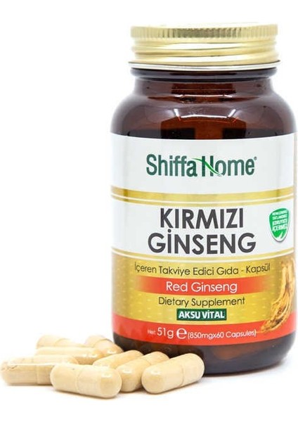 KIRMIZI GİNSENG 60 TABLET & 850 MG