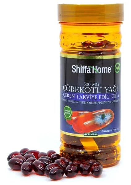 ÇÖREKOTU YAĞI 150 SOFTJEL & 500 MG