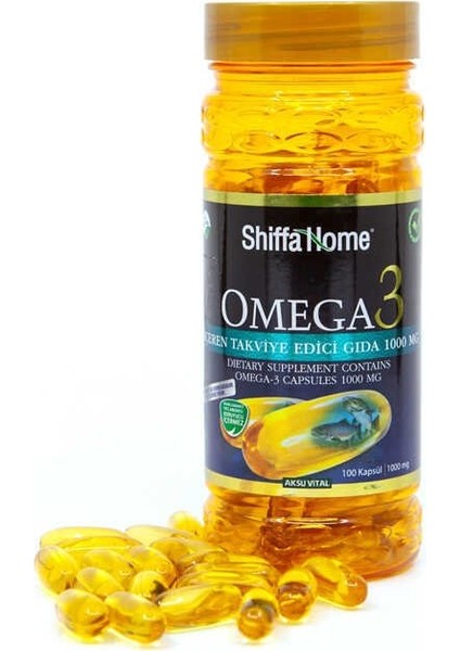 OMEGA 3 100 SOFTJEL & 1000 MG