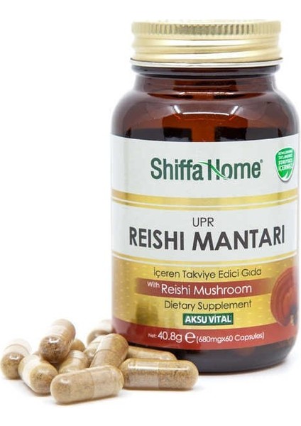 Reishi Mantarı (Upr) 60 Kapsül & 680 MG