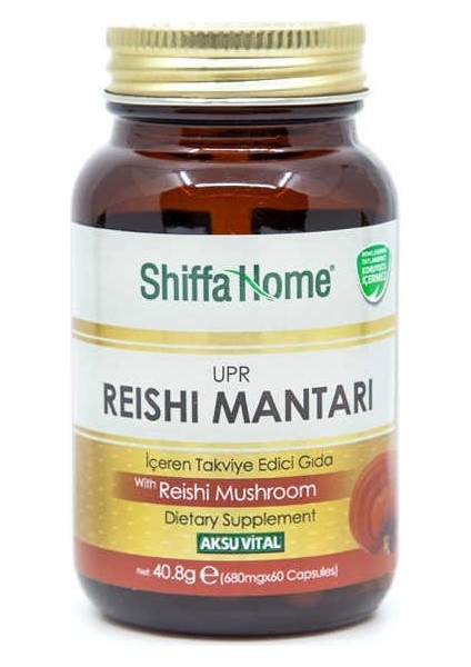 Reishi Mantarı (Upr) 60 Kapsül & 680 MG