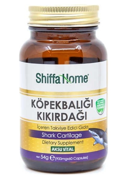 Köpekbalığı Kıkırdağı 60 Kapsül & 900 MG