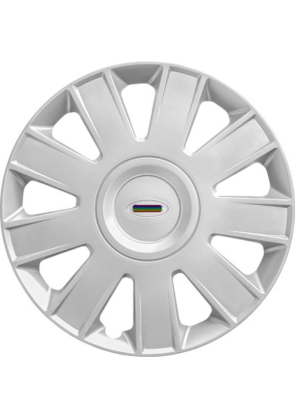 Ford Connect 15 Inç Jant Kapağı Amblemli Gri 4'lü Takım 154