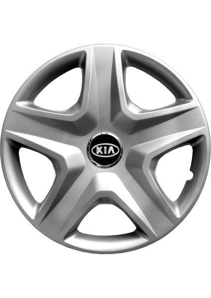 Kia Pregio 14 Inç Jant Kapağı Amblemli Gri 4'lü Set 118