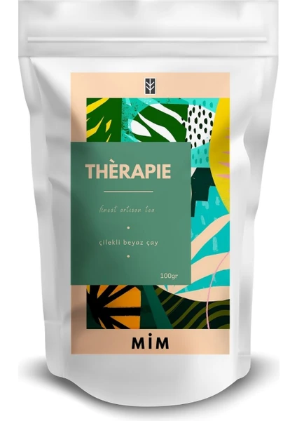 Mim Tea Thérapie Tea-Çilekli Beyaz Çay 100 gr