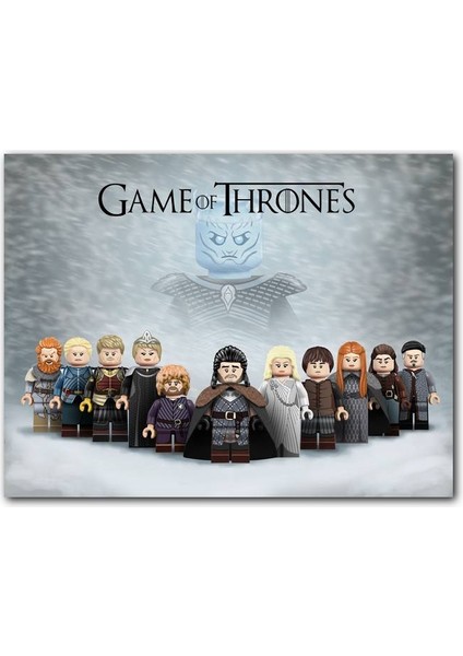 Cakatablo Game Of Thrones House Stark Özel Minifigürler Görseli