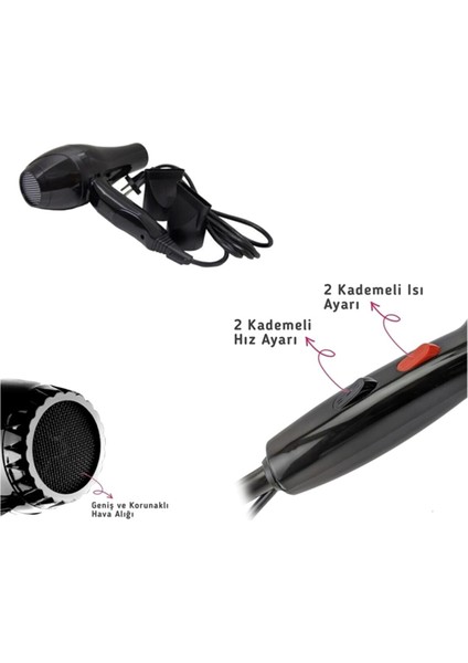 Turbo 3500 Profesyonel Fön Makinesi ve Saç Kurutma fiyatları