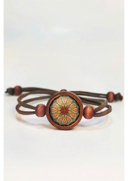 Mandala Ahşap Bileklik