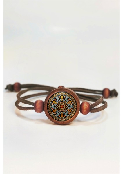 Mandala Ahşap Bileklik