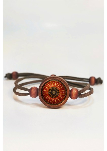 Mandala Ahşap Bileklik