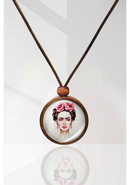 Frida Ahşap Kolye