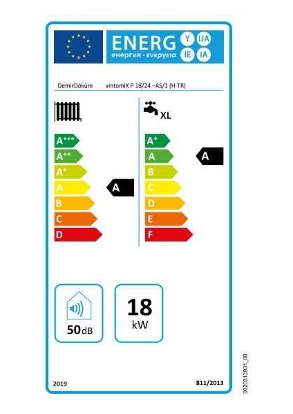 Vintomix 18/24 Kw (16.000 Kcal) Tam Yoğuşmalı Kombi