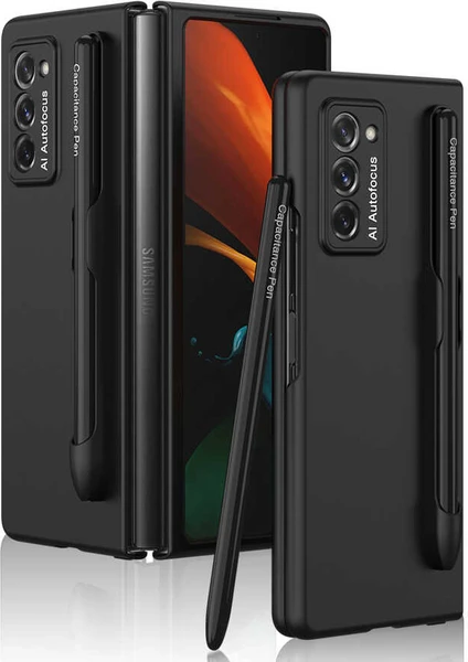 Samsung Galaxy Z Fold 2 Kılıf S Pen Kalem Yuvalı Kapak