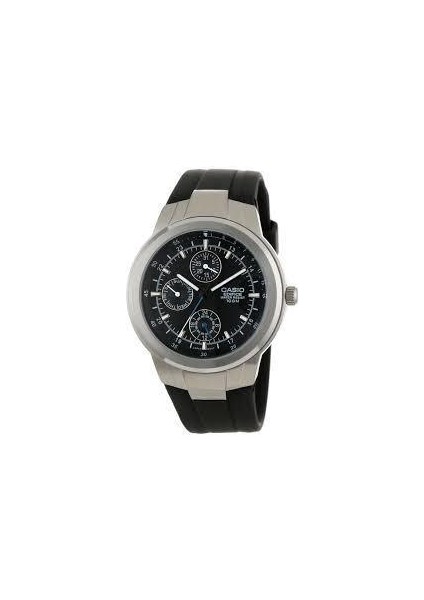 Casio EF305 Uyumlu Siyah Silikon Saat Kordonu