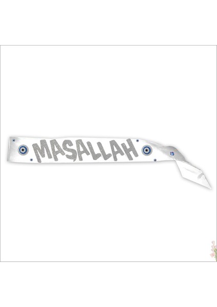 Sünnet Maşallah Kuşak, 6cm x 170 cm - Gümüş
