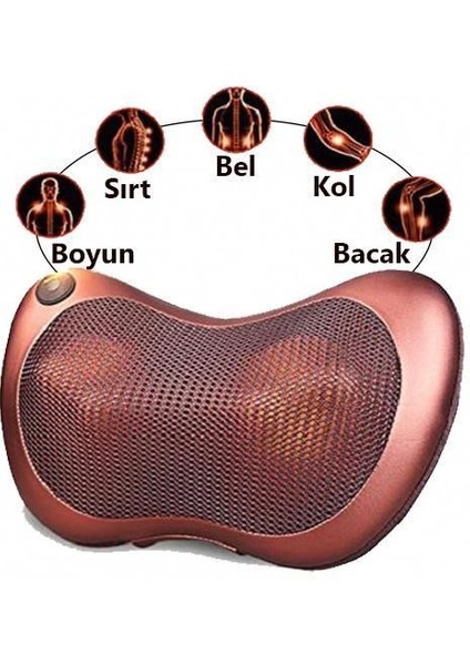 Arabada Evde Kullanılabilen Çok Amaçlı Masaj Yastığı-