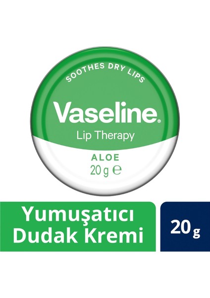 Yumuşatıcı Dudak Kremi Aloe Vera 20 gr