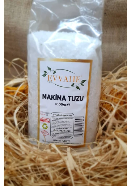 Evvahe Doğal Bulaşık Makine Tuzu (1 kg)