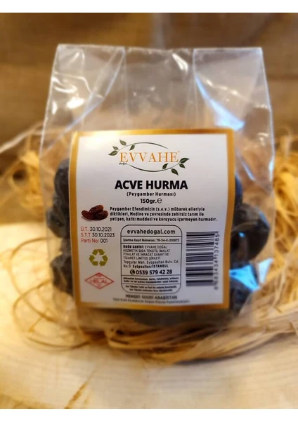 Evvahe Doğal Acve Hurma (150gr)