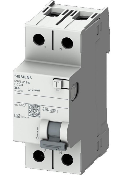 5SV5316-6 A Tip Kaçak Akım Koruma Rölesi 63A 230V 30MA