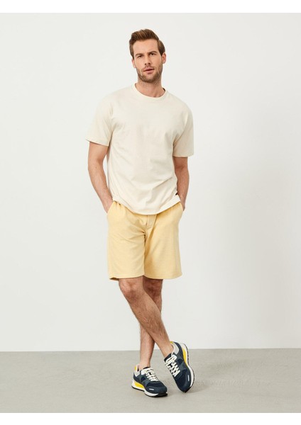 Bisiklet Yaka Pamuk Oversize Basic T-Shirt
