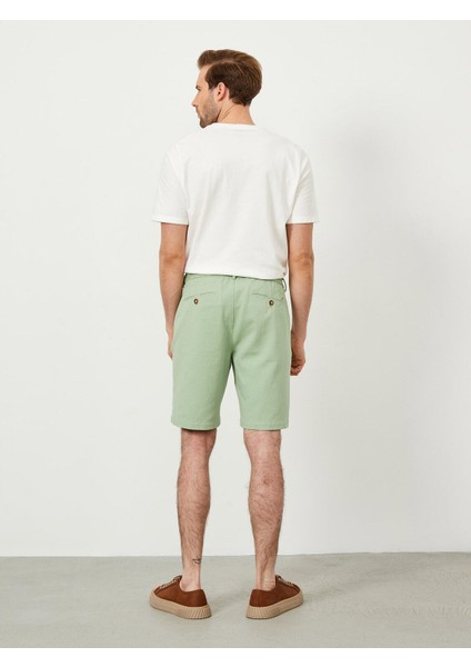 Pamuk Regular Fit Bermuda Şort