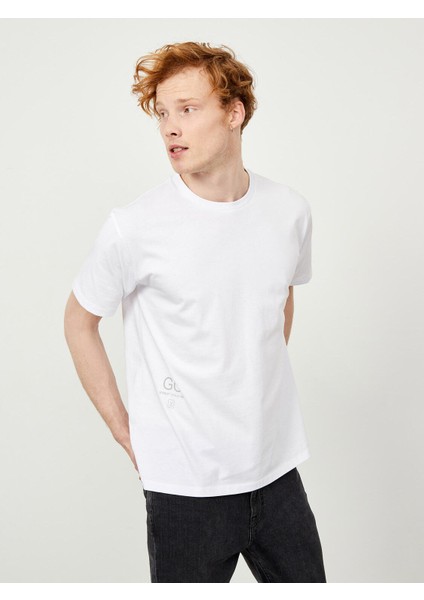 Bisiklet Yaka Pamuk Oversize Baskılı T-Shirt modelleri