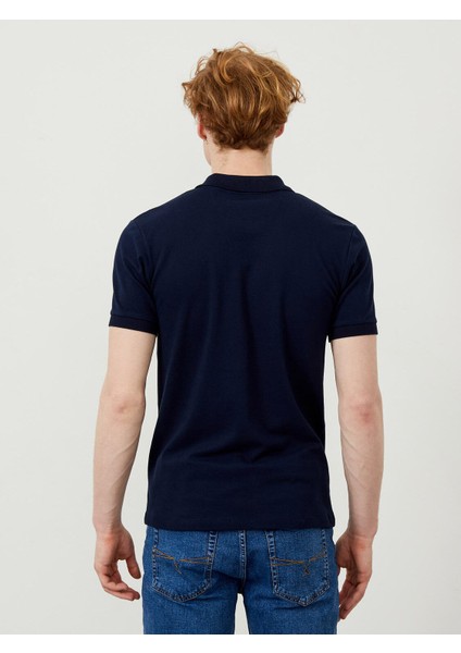Polo Yaka Pamuklu Slim Fit Basic T-Shirt