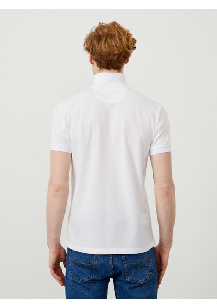 Polo Yaka Pamuklu Slim Fit Basic T-Shirt