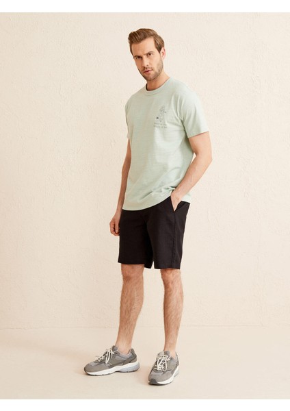 Bisiklet Yaka Pamuk Oversize Baskılı T-Shirt modelleri