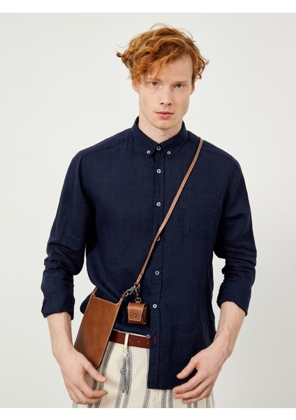 Keten Regular Fit Basic Gömlek