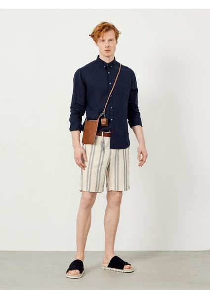 Keten Regular Fit Basic Gömlek