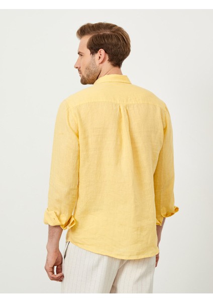 Keten Regular Fit Basic Gömlek