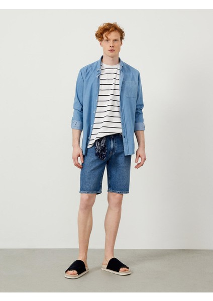Pamuk Regular Fit Denim Gömlek