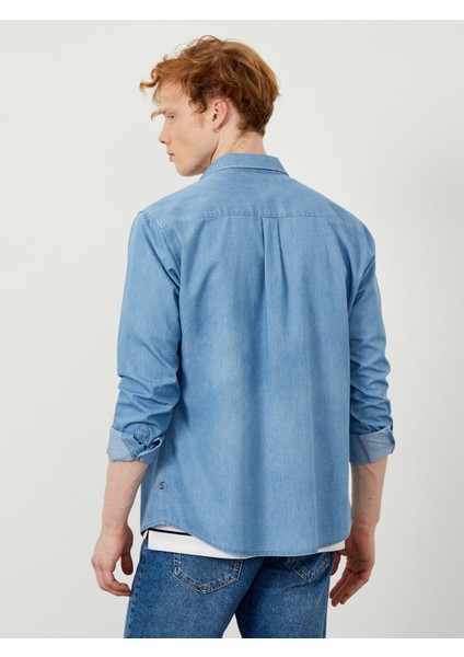 Pamuk Regular Fit Denim Gömlek