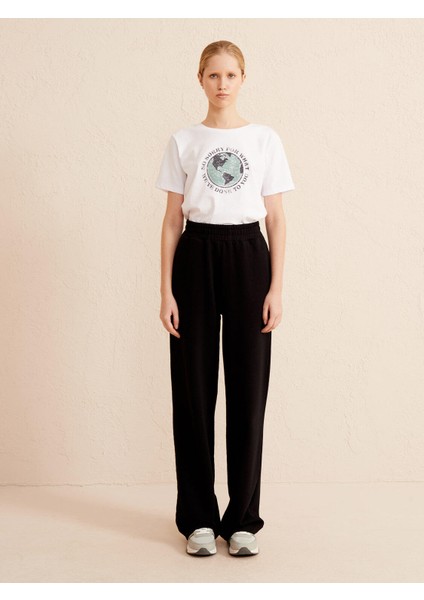 Pamuk Oversize Sweat Pantolon