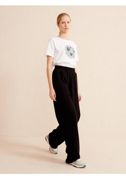 Pamuk Oversize Sweat Pantolon