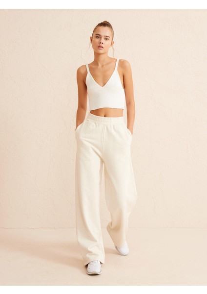 Pamuk Oversize Sweat Pantolon