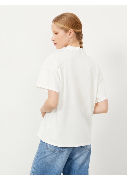 Polo Yaka Pamuk Oversize T-Shirt indirimleri