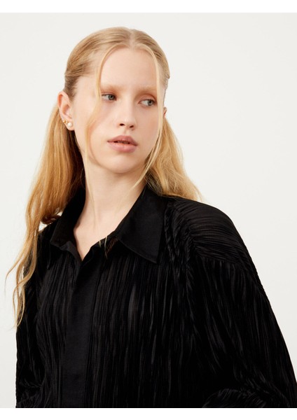 Polo Yaka Oversize Gömlek
