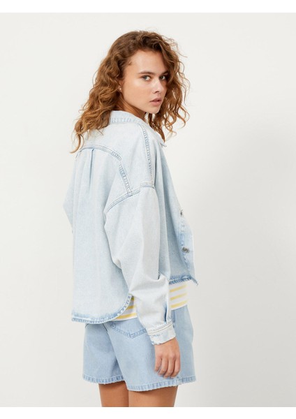 Pamuk Oversize Denim Ceket