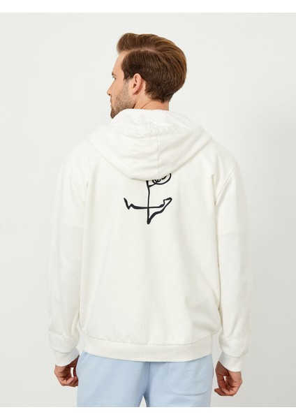 Pamuk Kapüşonlu Oversize Sweatmont