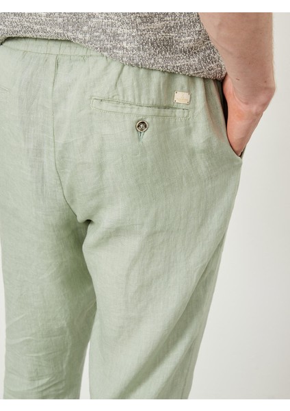 Keten Regular Fit Basic Pantolon