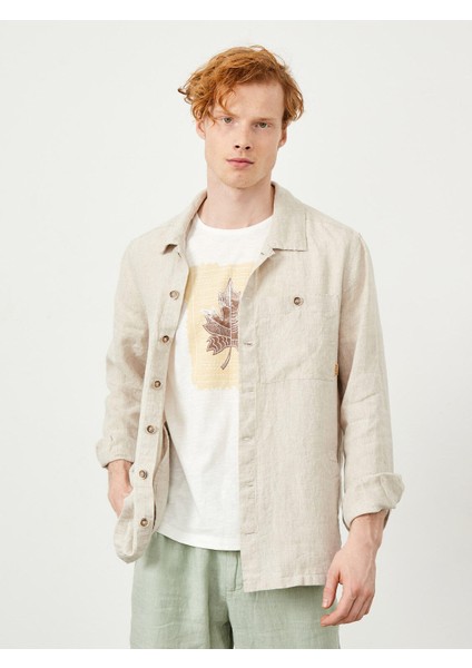 Keten Regular Fit Cepli Ceket