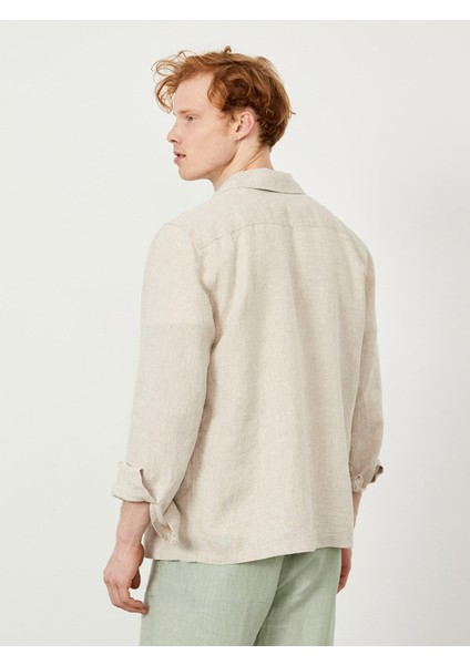 Keten Regular Fit Cepli Ceket