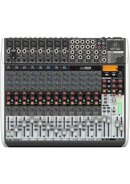 QX2222USB 22-In 2/2-Bus Mix With Klark Teknık Multi-Fx Pro. Wireless Op. And Usb/audio
